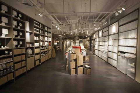 Muji's newly opened Chinese flagship in Shanghai